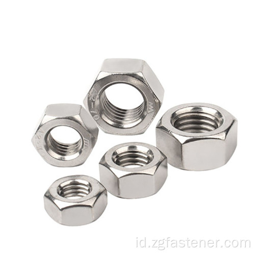 Nut Hexagon Stainless Steel DIN934 M4 M5 M6